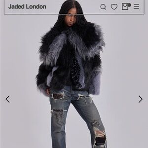 Jaded London Faux Fur Jacket